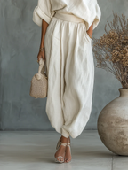 Eleonora | Set Elegante a Due Pezzi con Spalla Scoperta - Stile e Femminilità