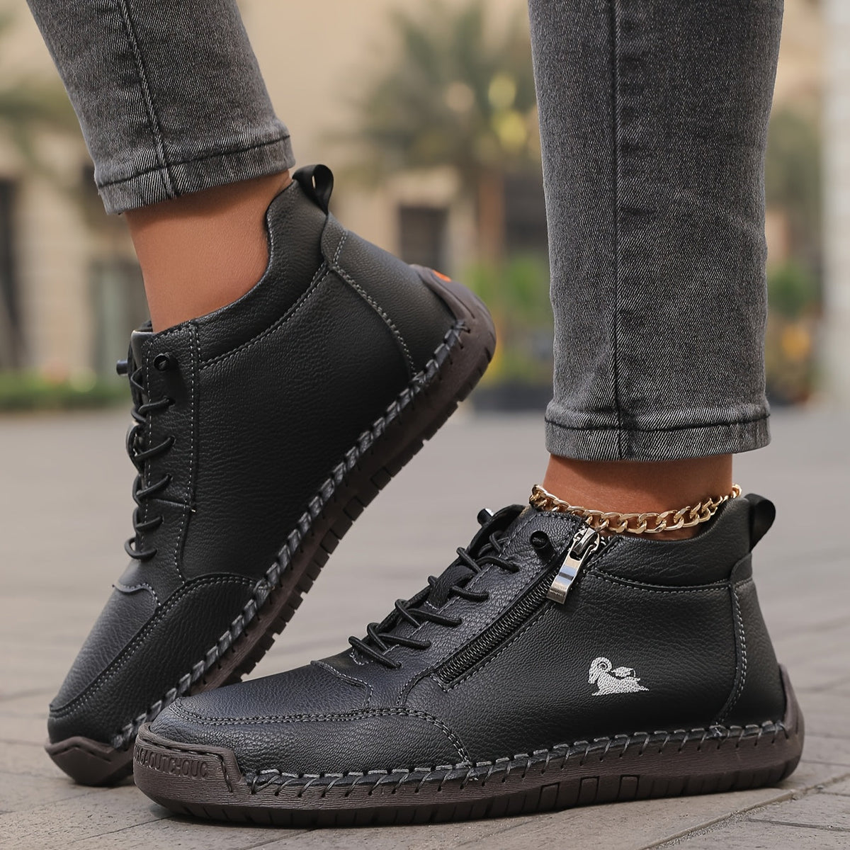 Mila – Sneakers Ortopediche Comode con Cerniera per il Massimo Comfort
