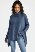 Maglione Lungo a Collo Alto™ | Eleganza Calda e Stile Inconfondibile