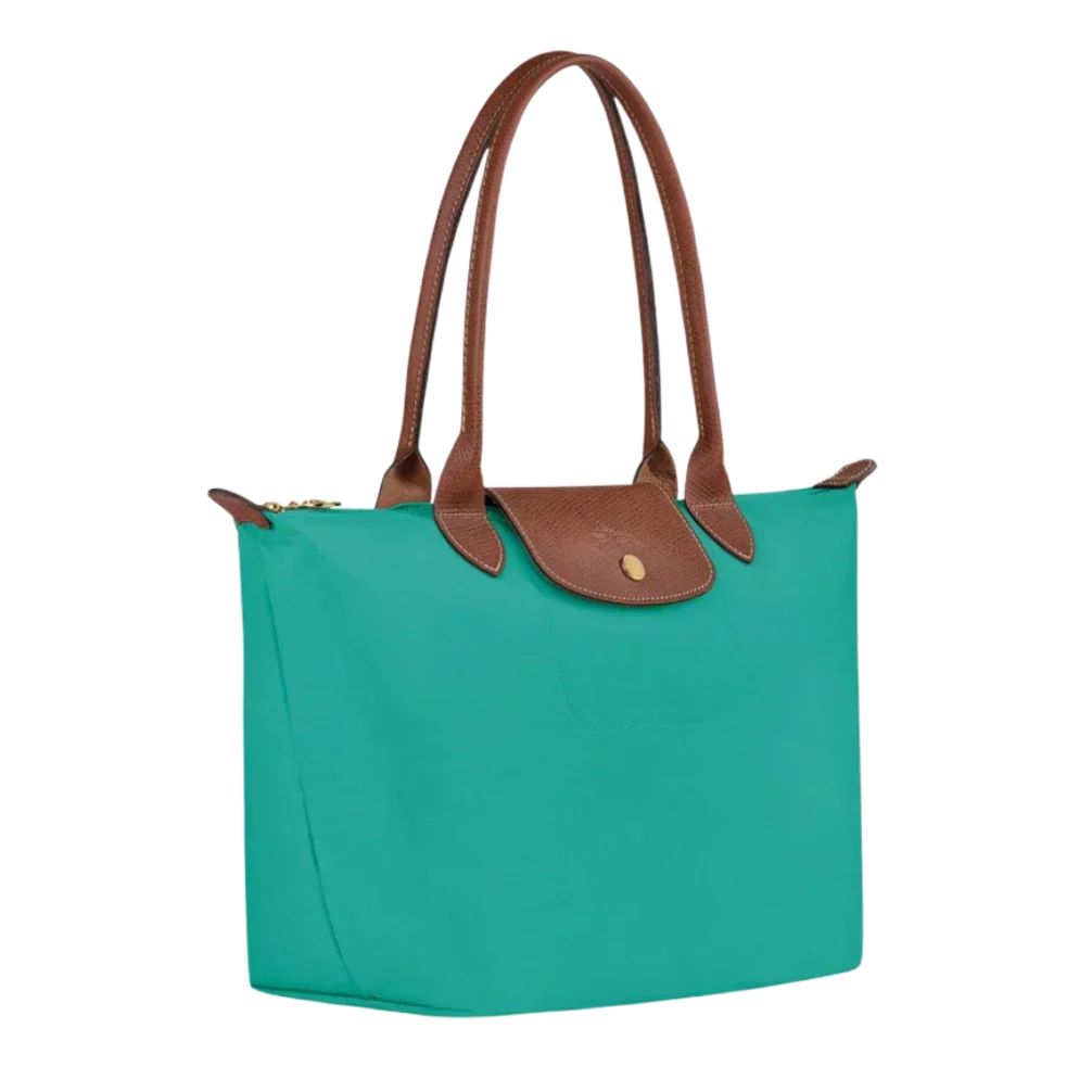 Shopping Bag Grande Premium - Turchese Elegante