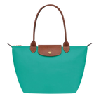 Shopping Bag Grande Premium - Turchese Elegante