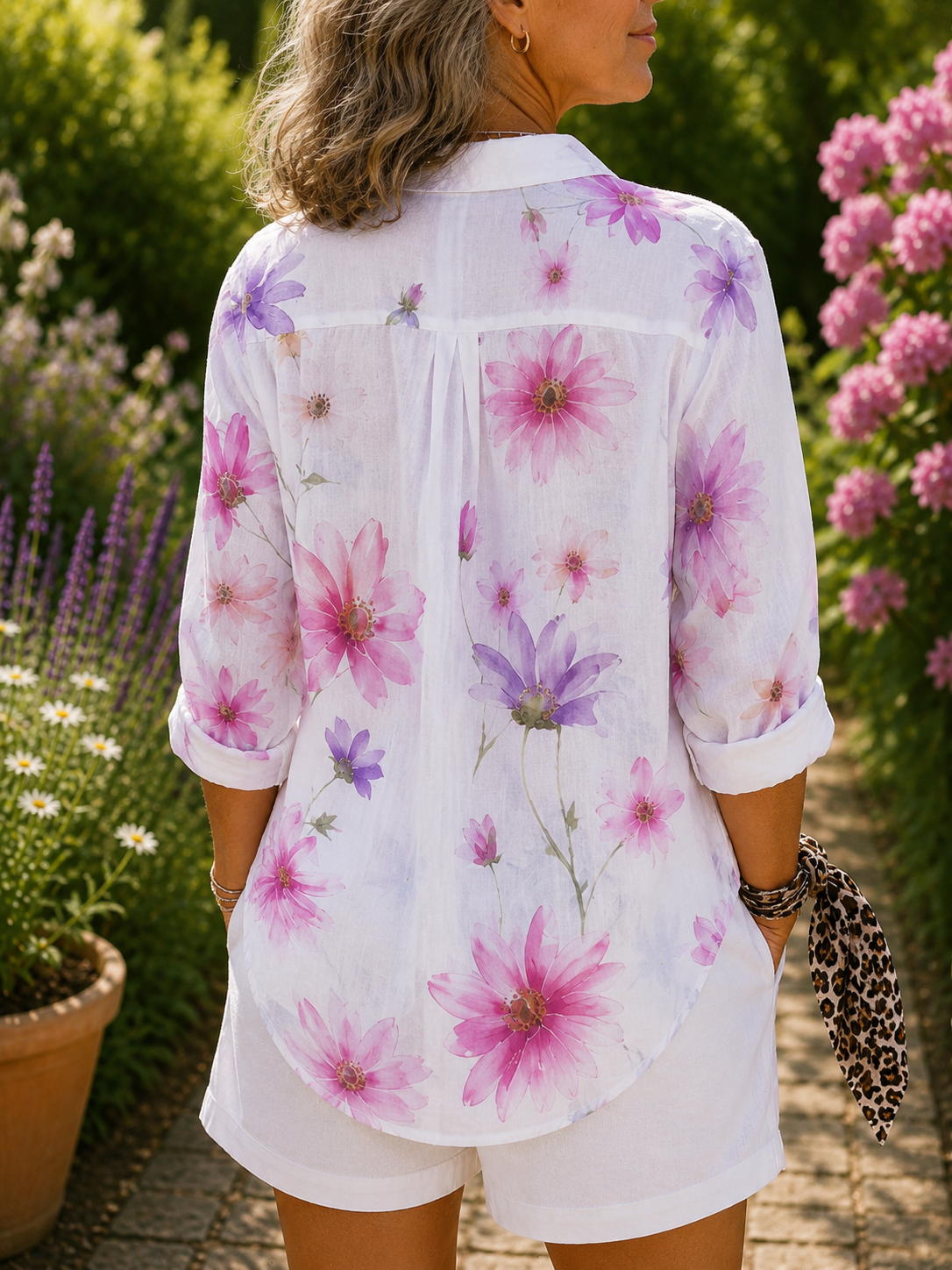 EVELIA™ | Blusa Artistica vibrante per Donna - Stile unico e colorato!