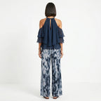 Francisca - Set Halter e Pantaloni Fluidi Eleganti per un Look Unico