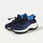 Scarpe Ambulo Komfort in Tessuto a Maglia - Blu Navy: Stile e Comfort per Ogni Passo!