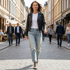 AUROR™ |  Jeans vintage a gamba dritta – Denim intramontabile con vestibilità comoda