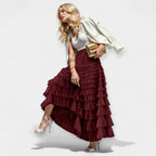 Elegante Gonna con Dettagli in Tulle: Stile e Raffinatezza per Ogni Occasione