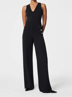 ELIZA™ | Eleganti pantaloni a gamba larga con bottoni dorati