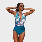 Joana - Costume da Bagno Chic con Vita Alta per un Look Elegante