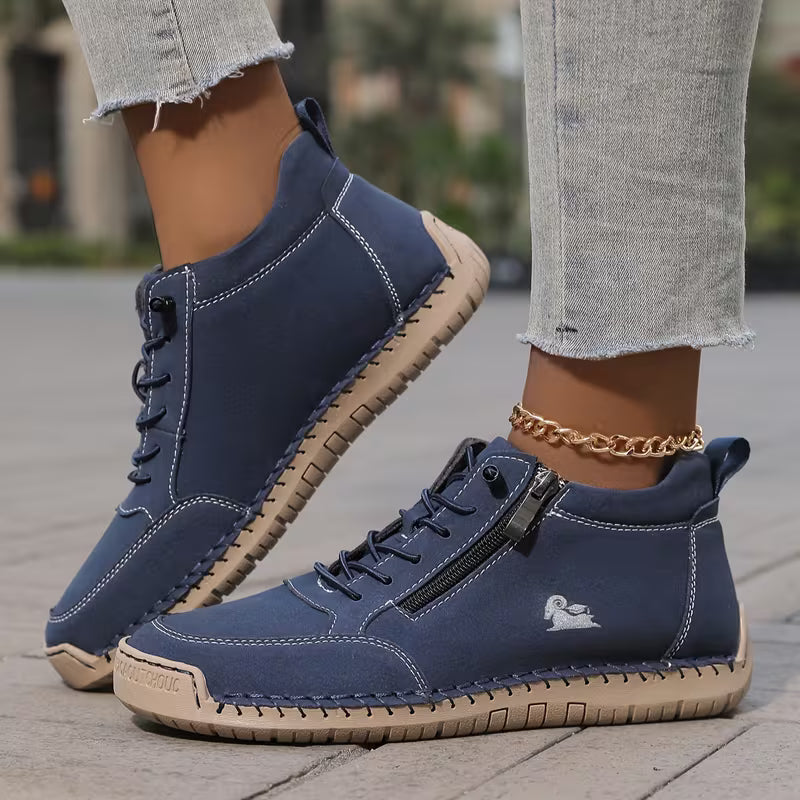 Mila – Sneakers Ortopediche Comode con Cerniera per il Massimo Comfort
