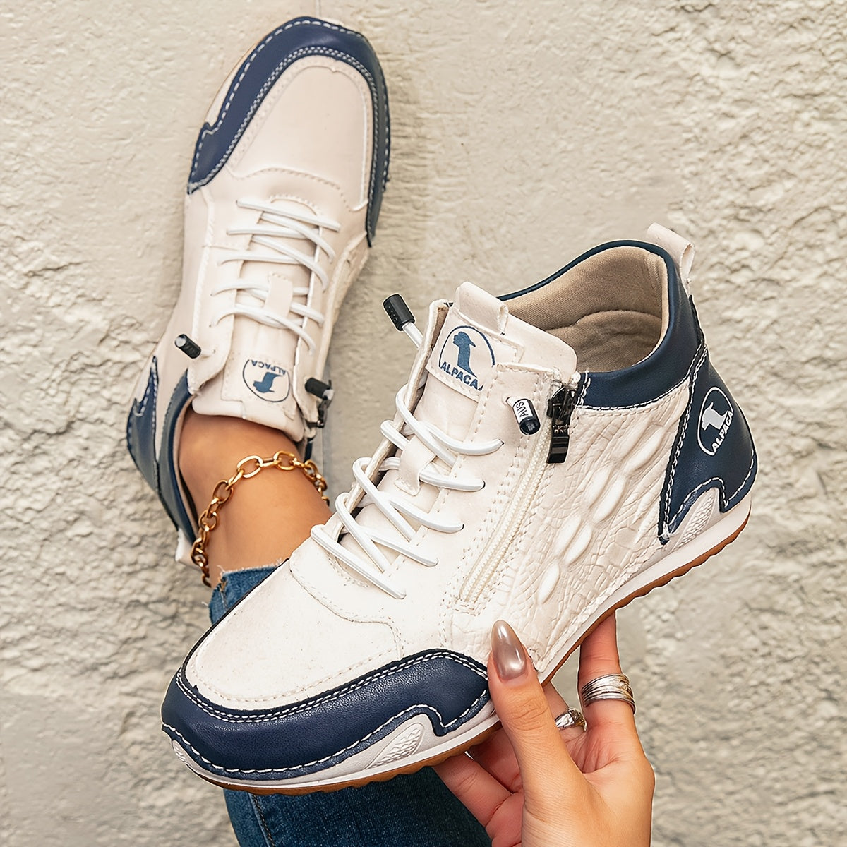 Lotte – Sneakers con Zip: Comfort Quotidiano per Ogni Passo!