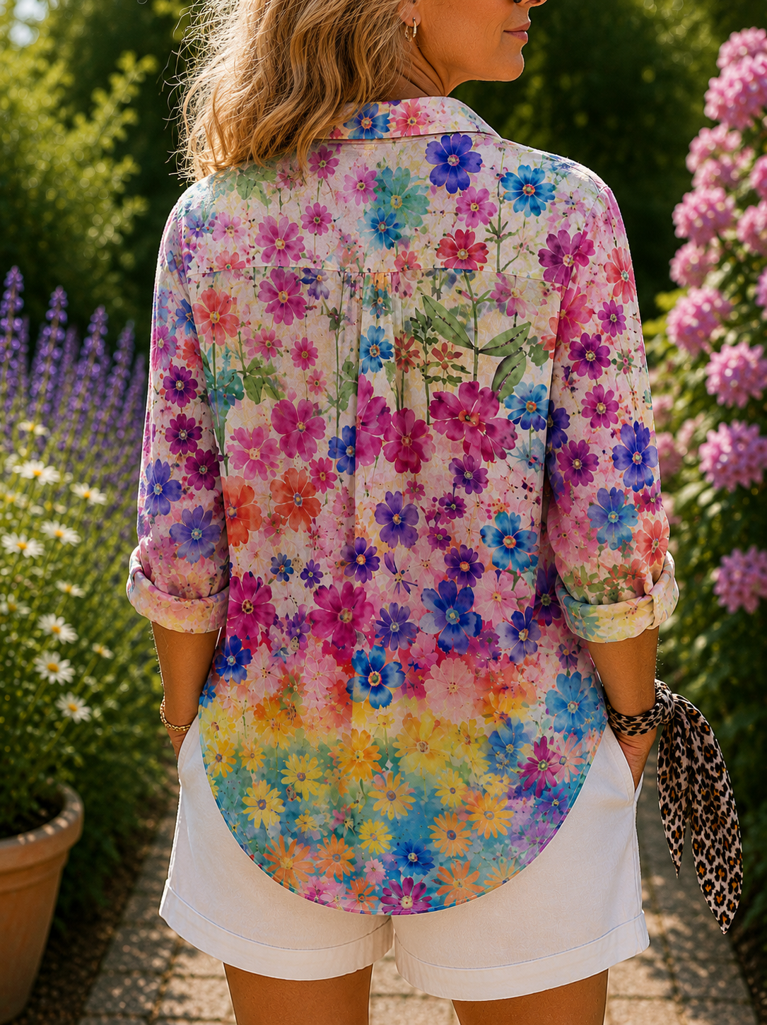 ELBA™ | Blusa Donna artistica vibrante - Stile unico per ogni Occasione
