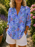 ZAFIRA™ | Blusa Prato Fiorita per Donna - Eleganza e Stile