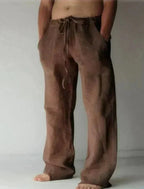 Bruno - Pantaloni Casual con Chiusura Velcro: Comfort e Stile per Ogni Occasione!