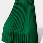 Elegante Gonna Lunga Plissettata in Satin: Stile e Comfort per Ogni Occasione!
