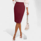 Elegante Gonna Midi a Vita Alta - Stile e Comfort per Ogni Occasione!