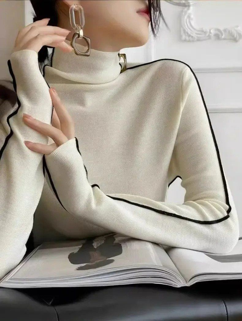 Maglione Lungo a Collo Alto: Comfort e Stile per Ogni Occasione!