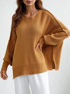 Maglione Oversize con Maniche a Batwing - Comfort e Stile per Ogni Occasione!