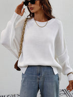 Maglione Oversize con Maniche a Batwing - Comfort e Stile per Ogni Occasione!