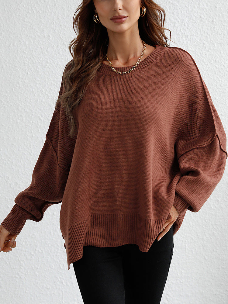 Maglione Oversize con Maniche a Batwing - Comfort e Stile per Ogni Occasione!