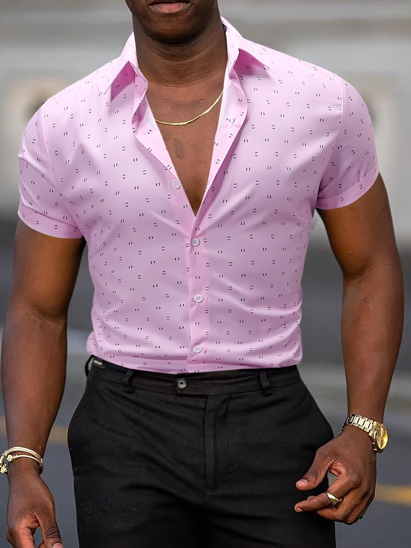 Giulio | Camicia Estiva alla Moda con Stampa Unica