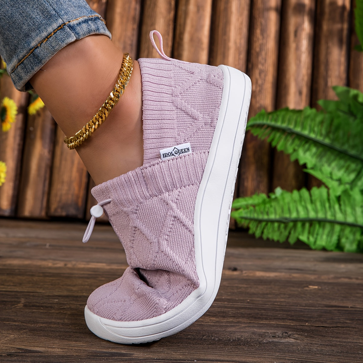 Fleur – Sneakers Barefoot con Punta Extra Larga e Suola Flessibile per Comfort Totale