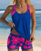 Mariana - Tankini Senza Maniche con Scollatura a U: Comfort e Stile per l'Estate!