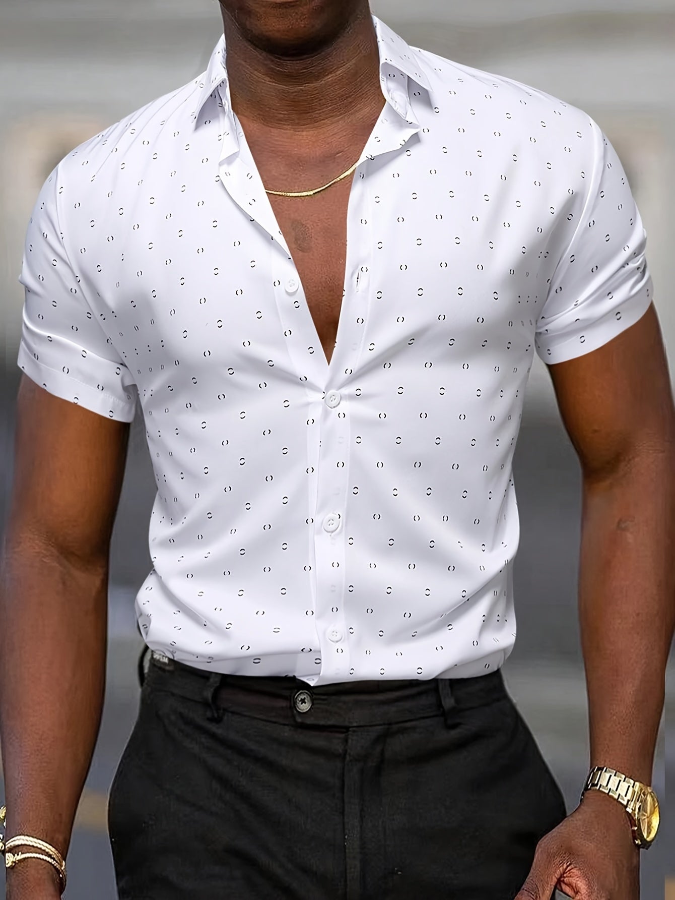 Giulio | Camicia Estiva alla Moda con Stampa Unica