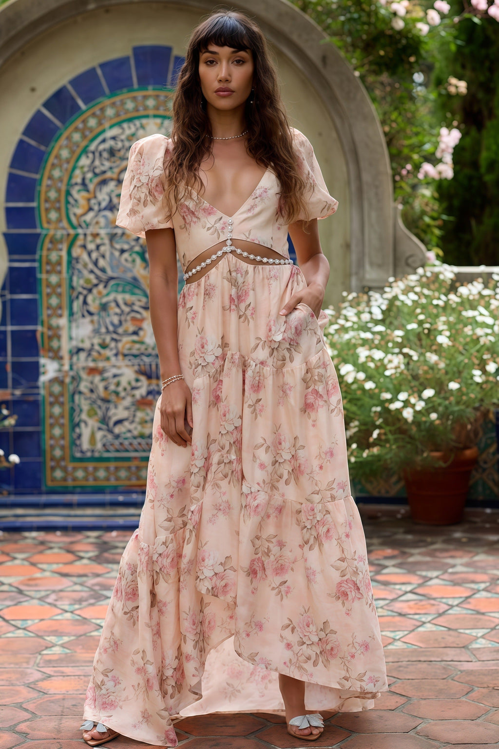 Layla | Abito Elegante Fluttuante per un Look da Sogno