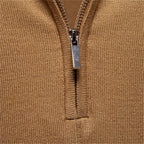 EROS | Polo con Collo Zip e Maniche a Righe - Stile e Comfort Unici!