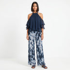 Francisca - Set Halter e Pantaloni Fluidi Eleganti per un Look Unico