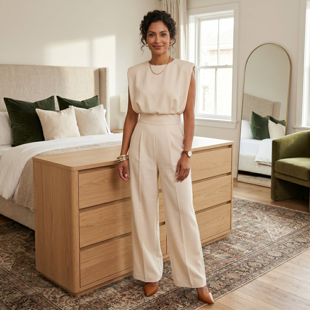 Scopri Bárbara - Tuta Strutturata Elegante e Versatile