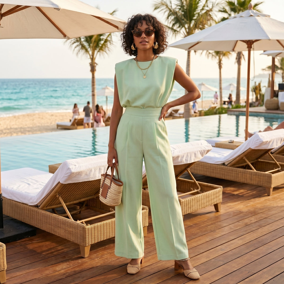 Scopri Bárbara - Tuta Strutturata Elegante e Versatile