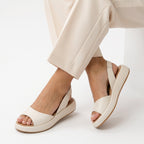 Cláudia - Sandali Piani Anatomici per Comfort e Stile