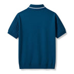 NINO | Polo con Collo a Punta e Zip - Stile e Comfort in Ogni Occasione!