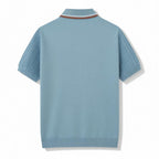 NINO | Polo con Collo a Punta e Zip - Stile e Comfort in Ogni Occasione!