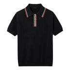 NINO | Polo con Collo a Punta e Zip - Stile e Comfort in Ogni Occasione!
