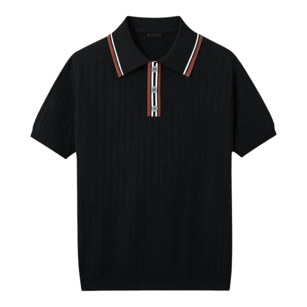 NINO | Polo con Collo a Punta e Zip - Stile e Comfort in Ogni Occasione!