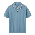 NINO | Polo con Collo a Punta e Zip - Stile e Comfort in Ogni Occasione!