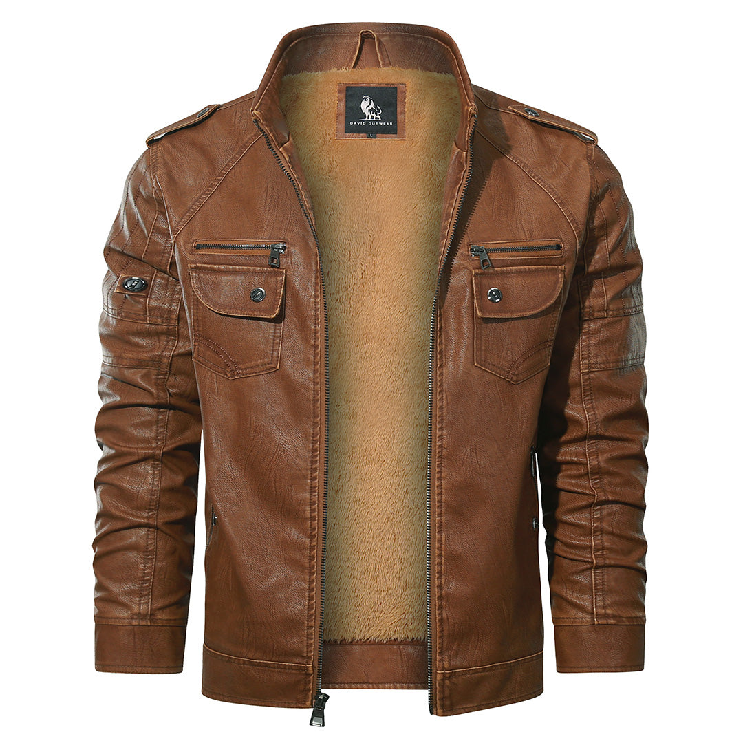 Giacca Biker in Pile: Stile e Comfort per il Tuo Look Avventuroso!