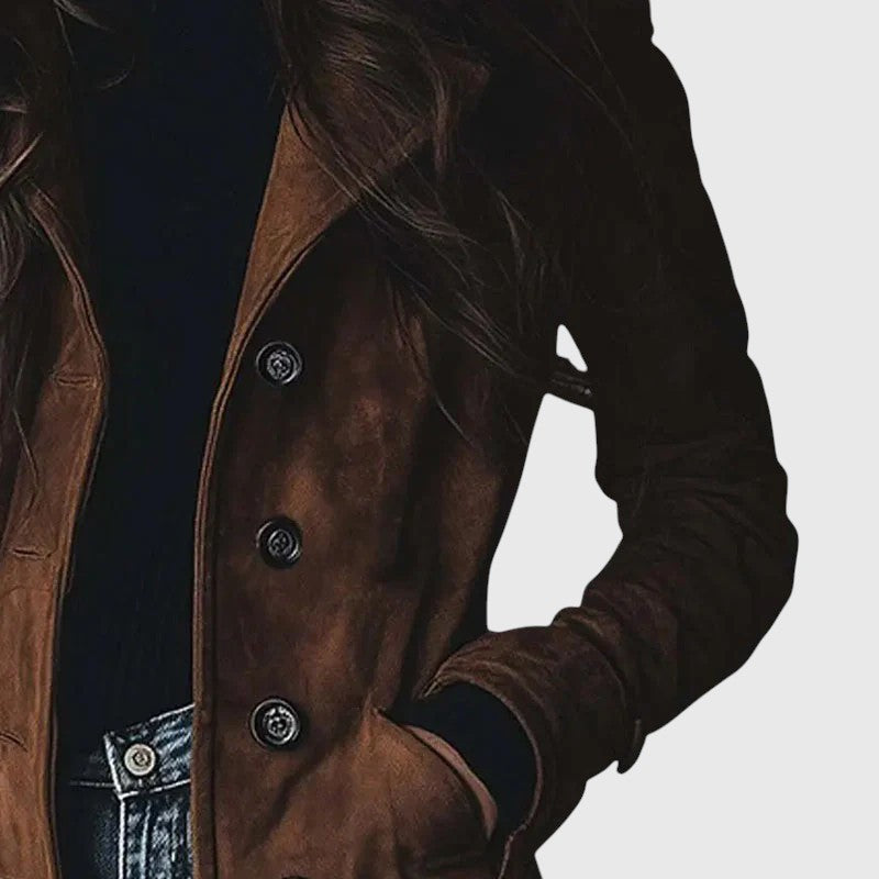 Cappotto Lungo in Suede | Il Bestseller Imperdibile!