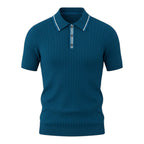 NINO | Polo con Collo a Punta e Zip - Stile e Comfort in Ogni Occasione!
