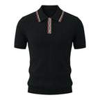 NINO | Polo con Collo a Punta e Zip - Stile e Comfort in Ogni Occasione!