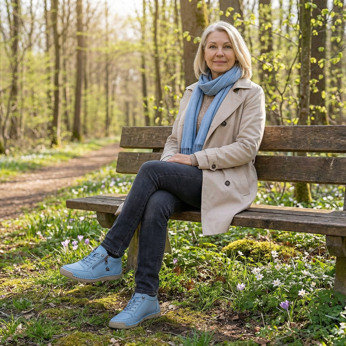 Mila – Sneakers Ortopediche Comode con Cerniera per il Massimo Comfort