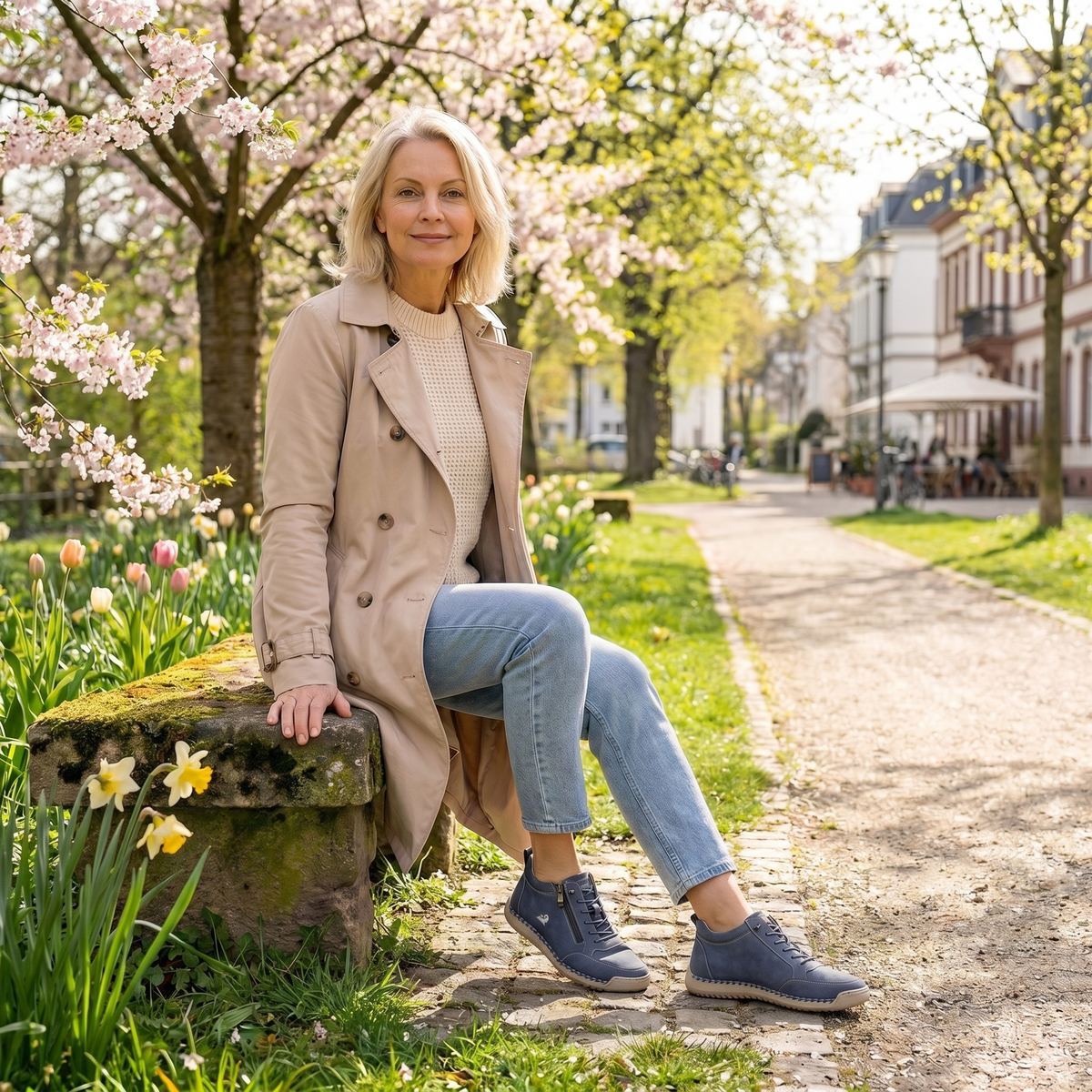 Mila – Sneakers Ortopediche Comode con Cerniera per il Massimo Comfort