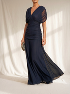 Abito Elegante Blu Avery - Stile e Raffinatezza per Ogni Occasione!