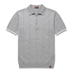 EROS | Polo con Collo Zip e Maniche a Righe - Stile e Comfort Unici!