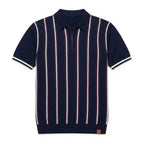 REED | Polo a Strisce Retro con Zip - Stile Unico e Comfort Incredibile!