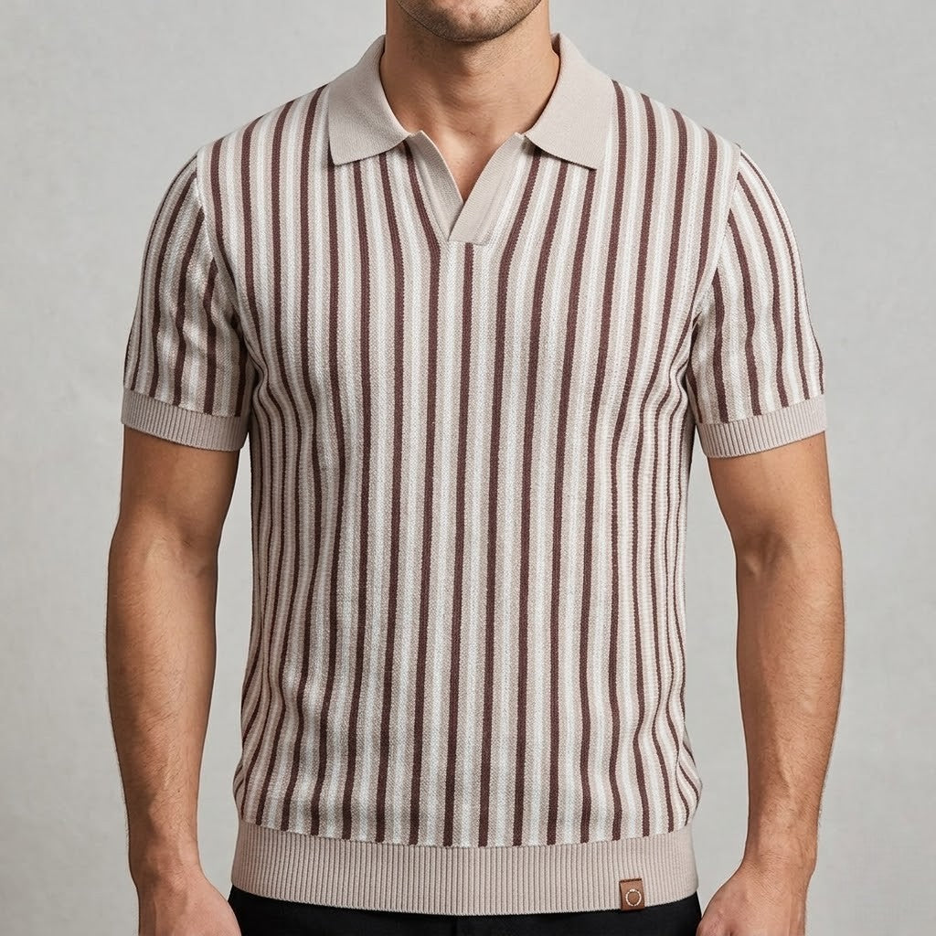 Corso di Stile: Polo a Righe Vintage per un Look Unico