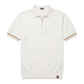EROS | Polo con Collo Zip e Maniche a Righe - Stile e Comfort Unici!