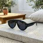 NAPOLI | Occhiali da Sole Aviator Chunky - Stile Unico per un'Eleganza senza Tempo!